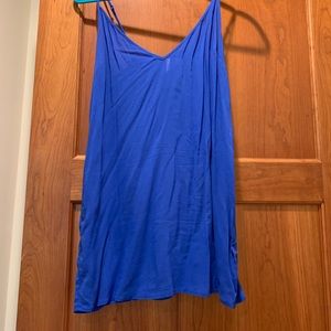 Free people blue slip dress